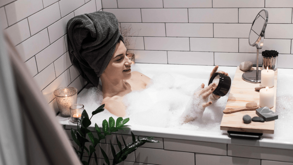 Woman in Bath Tub