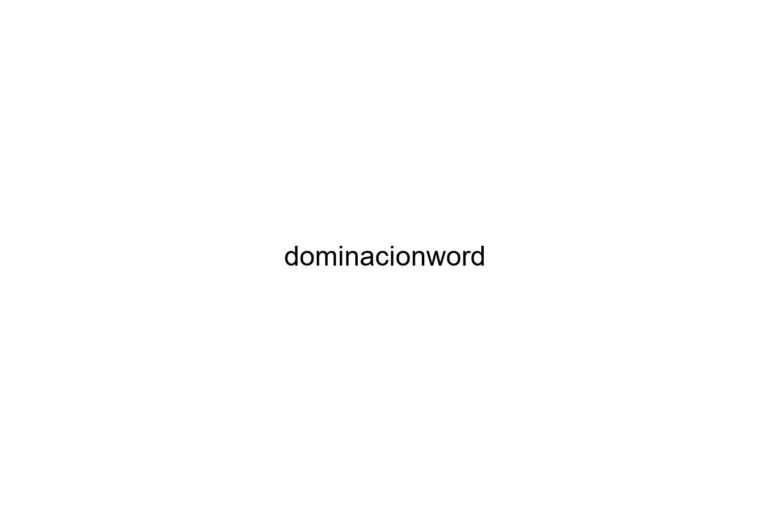 dominacionword