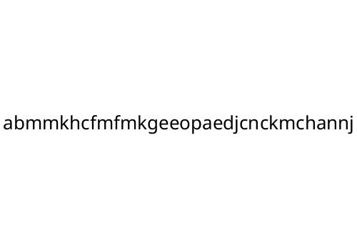 abmmkhcfmfmkgeeopaedjcnckmchannj