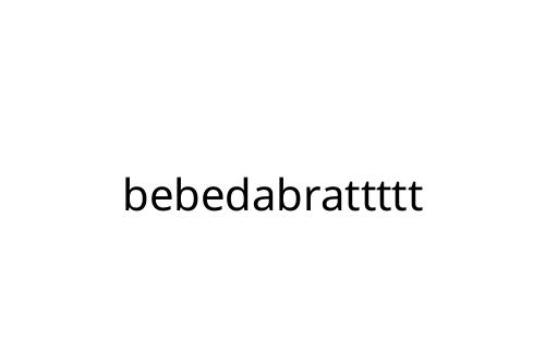bebedabrattttt