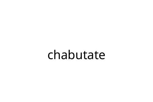 chabutate