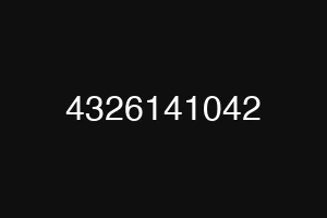 4326141042