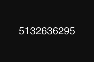 5132636295