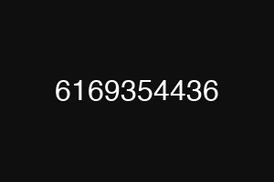 6169354436